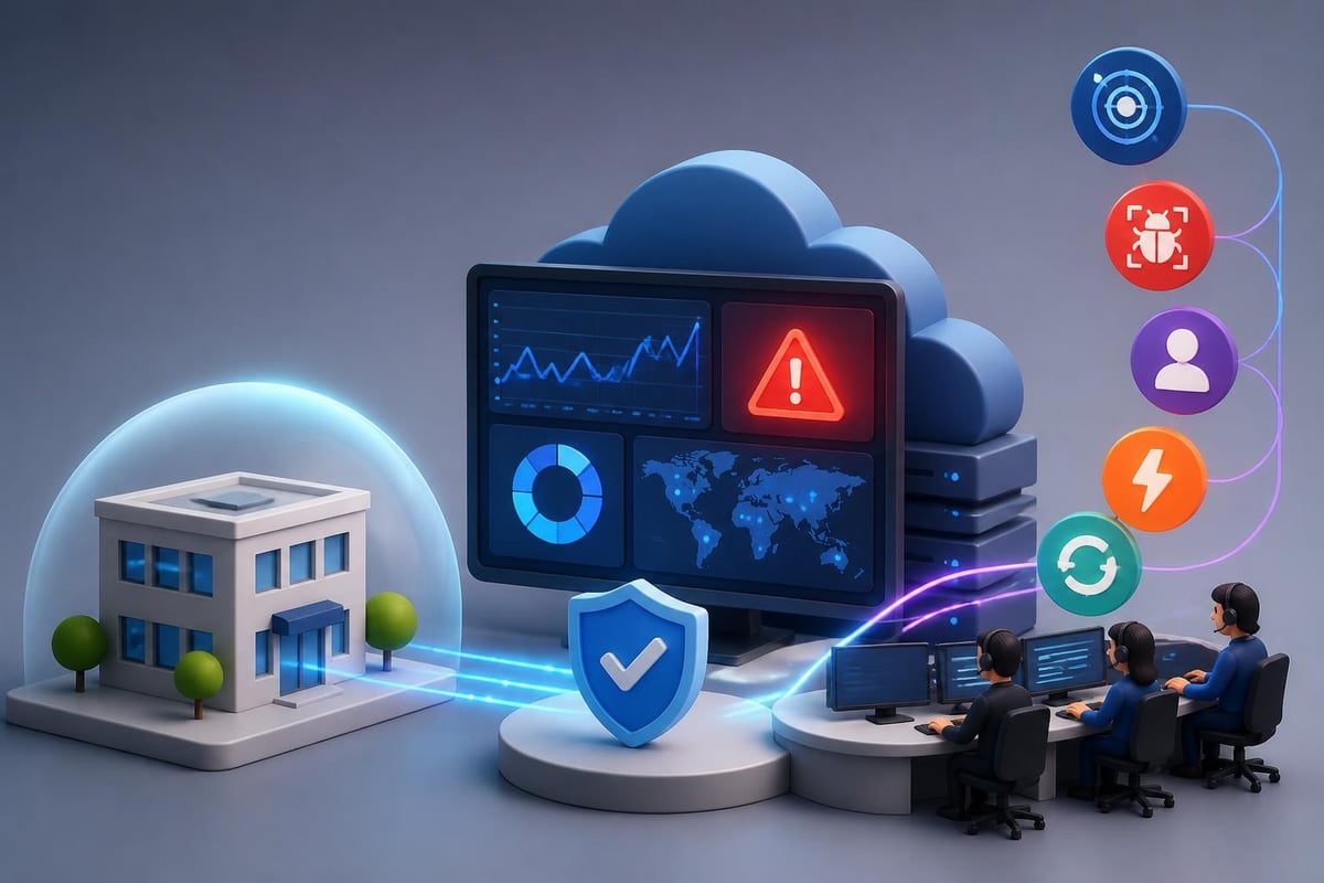 Managed security service model
