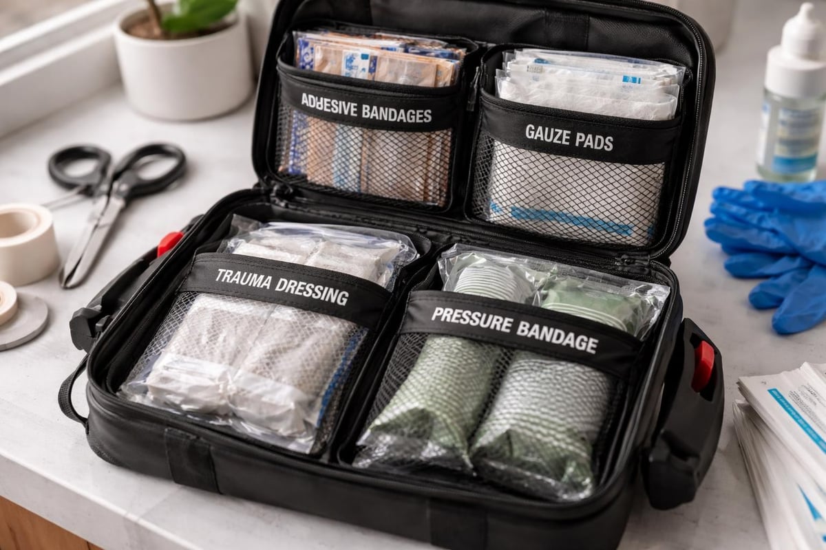 FA kit wound care components