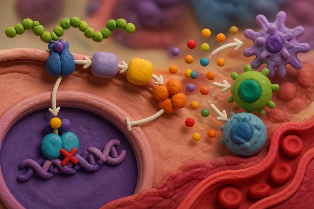 Anti-inflammatory peptide mechanisms