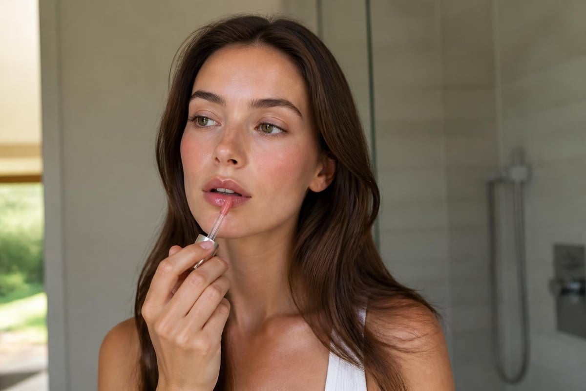 Clean girl lip routine