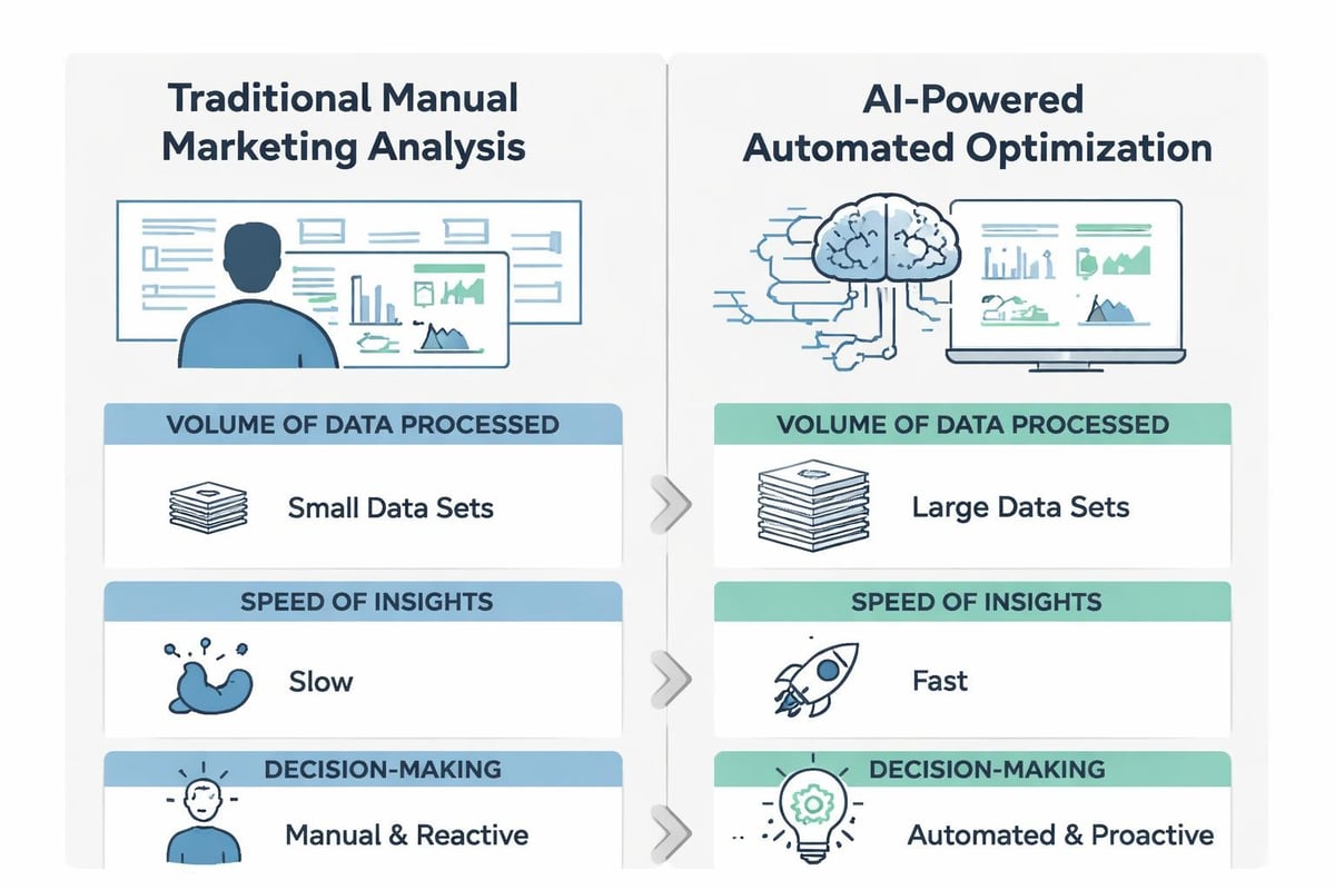 AI marketing data analysis comparison