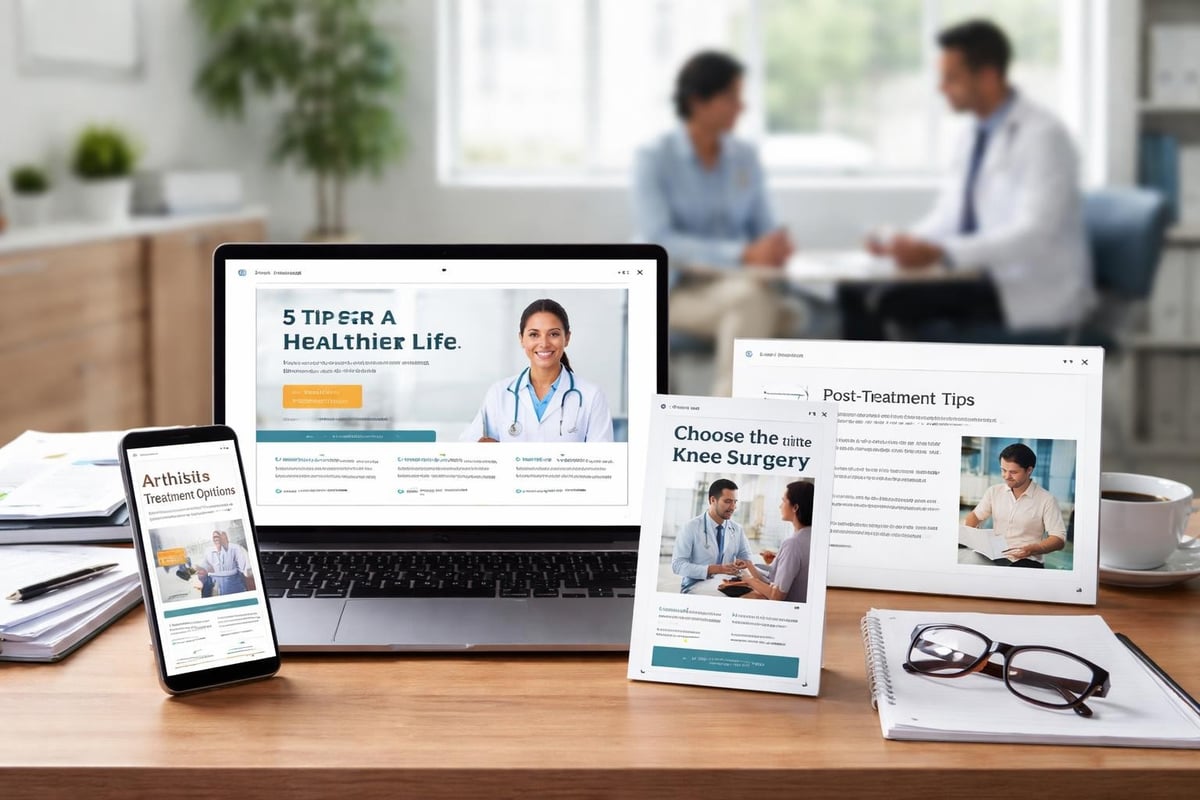 Content marketing funnel for healthcare