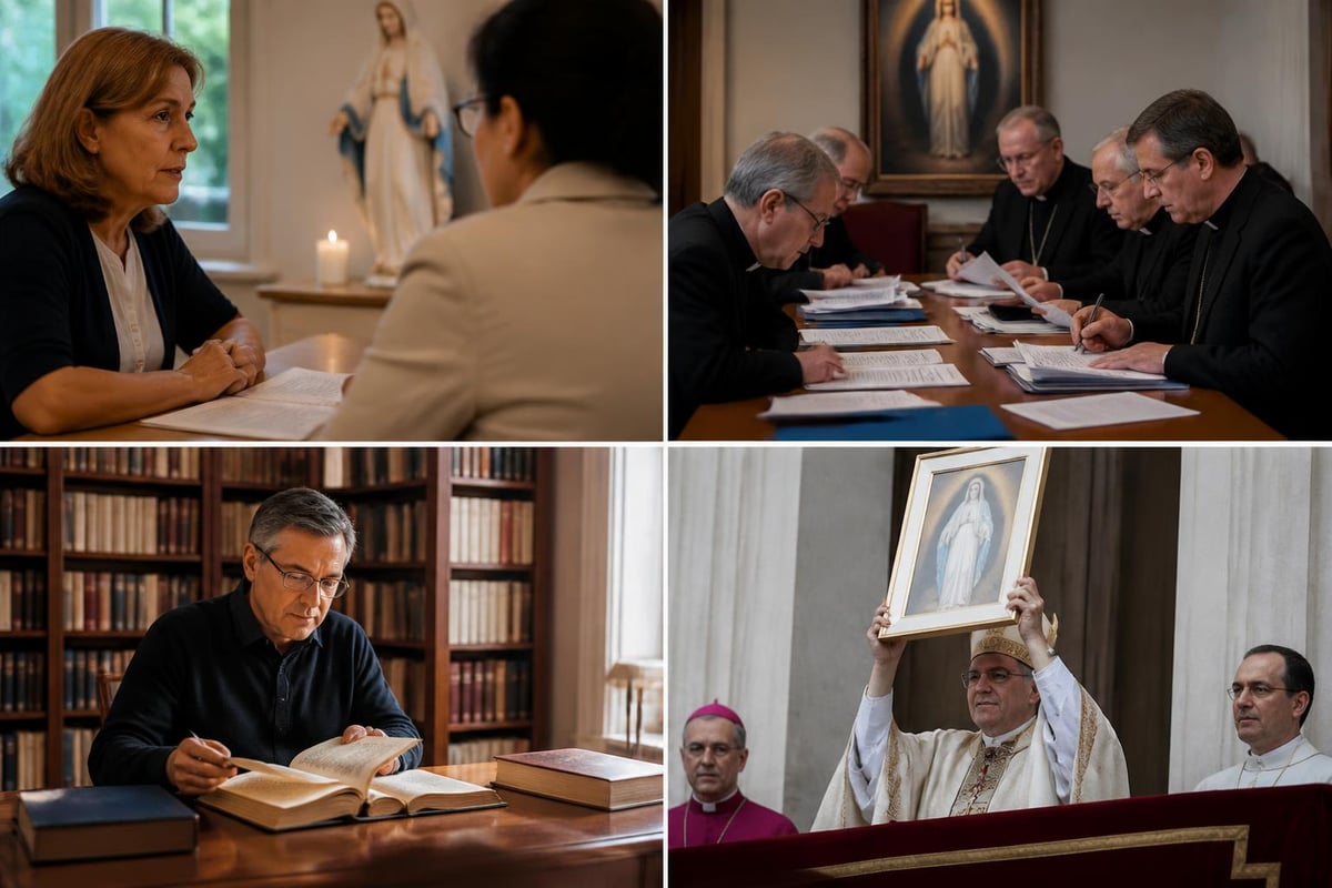 Verification process for Marian miracles