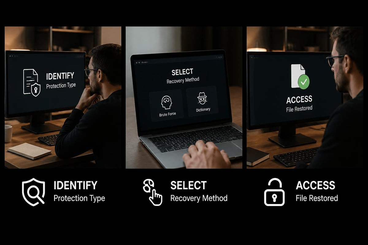 Password recovery workflow