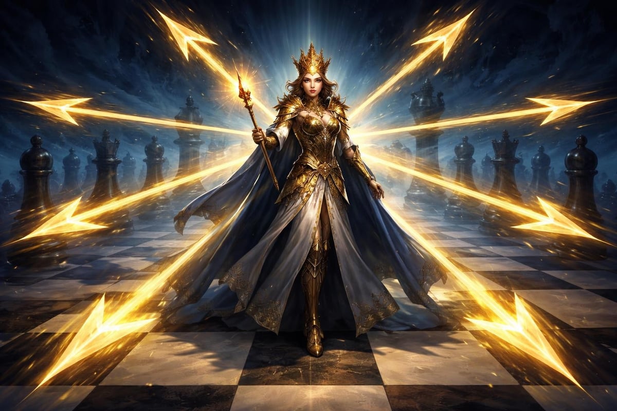 Queen's movement and strategic power