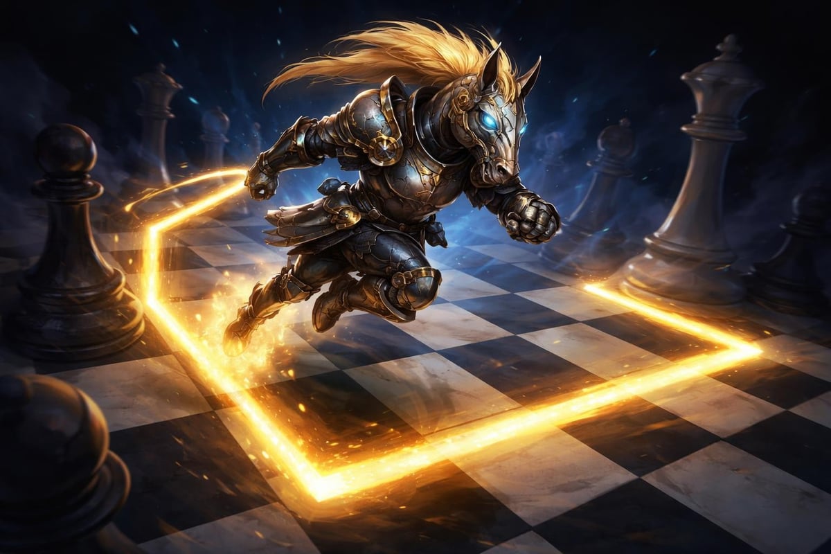 Knight movement pattern