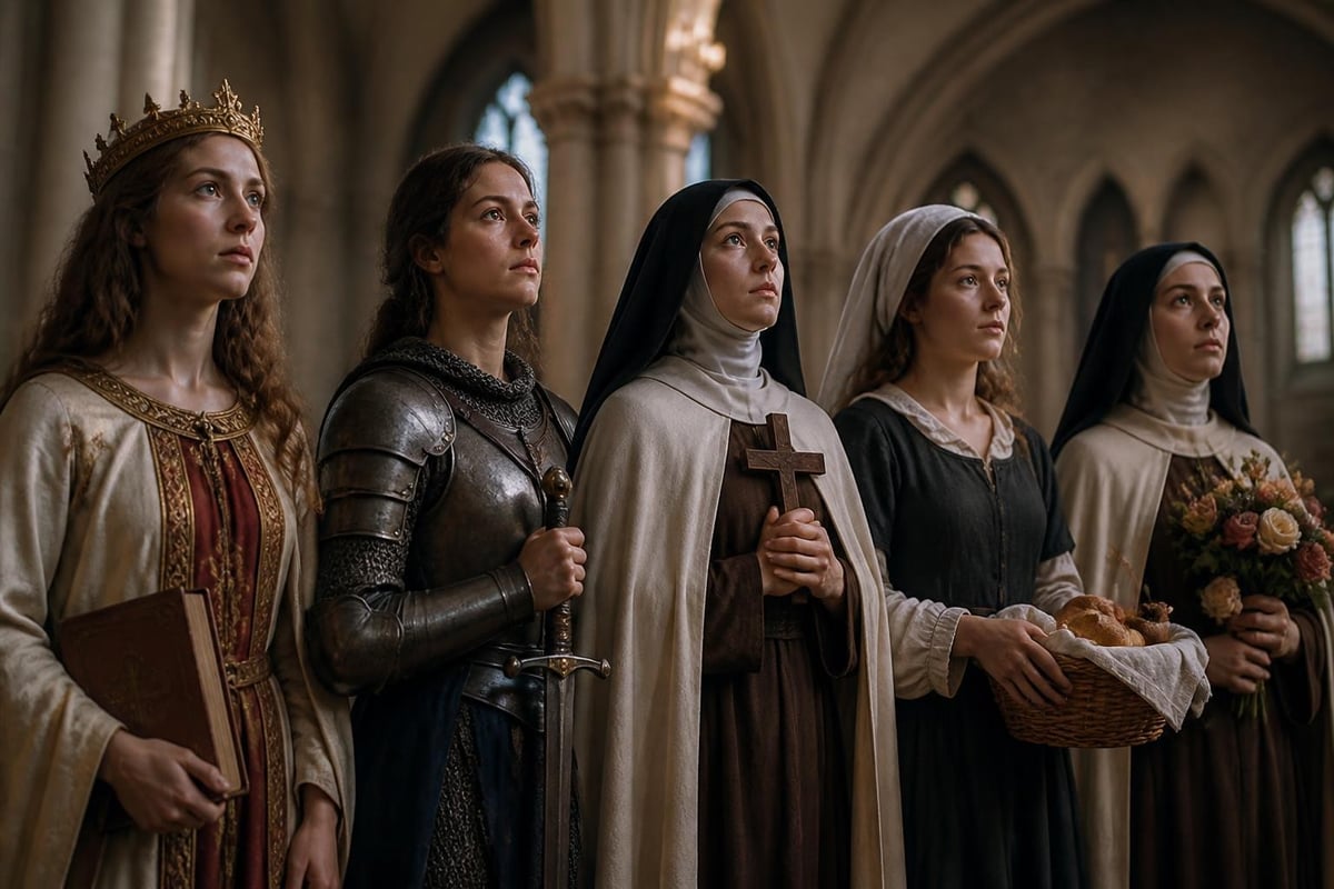 Female saints confirmation virtues