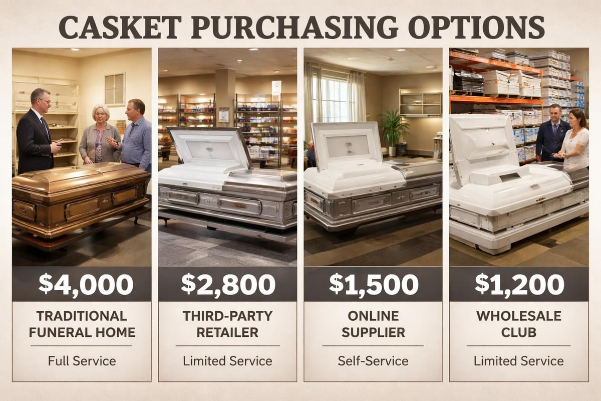 Casket purchasing channels