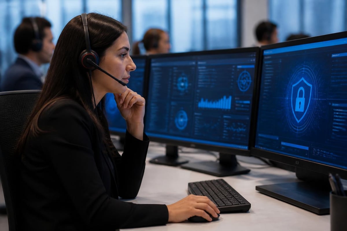 Contact center security layers