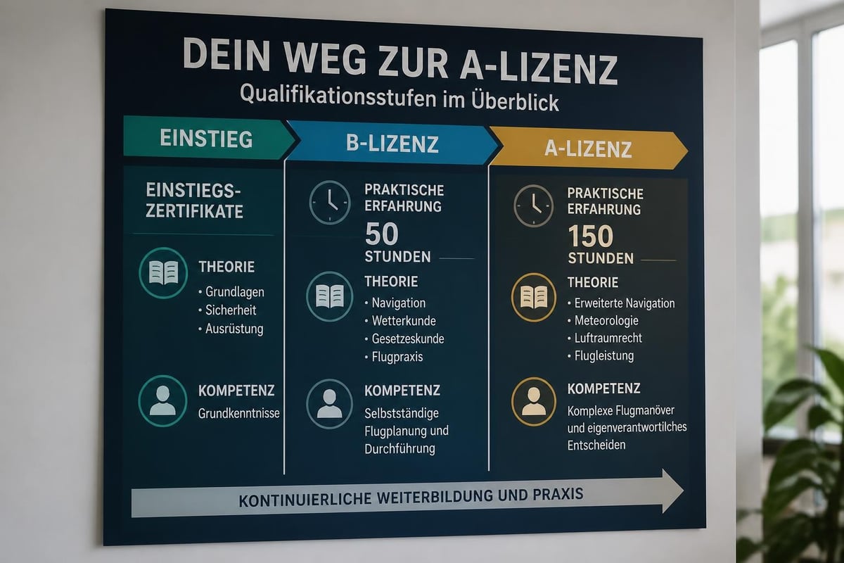 Trainer A Lizenz Qualifikationsstufen