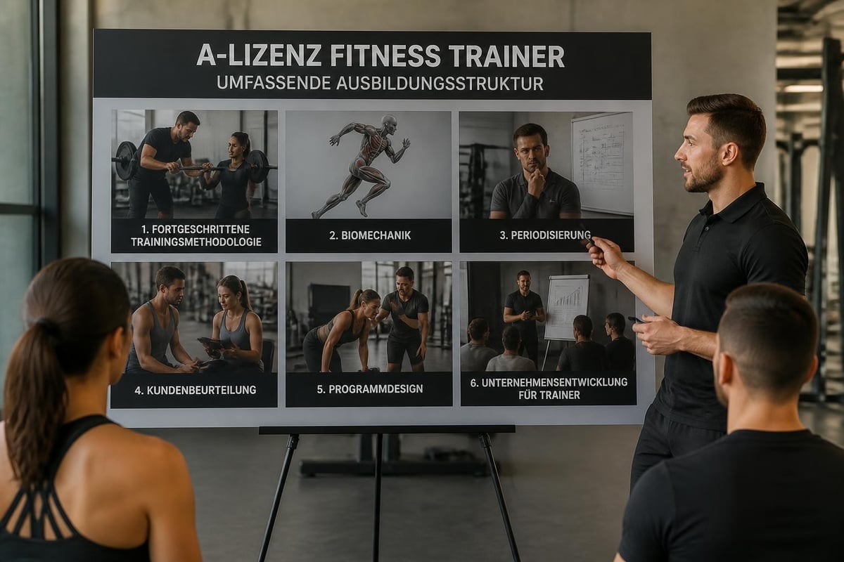 Fitnesstrainer A-Lizenz Ausbildungsinhalte