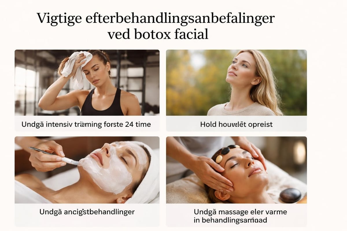 Botox facial efterbehandling