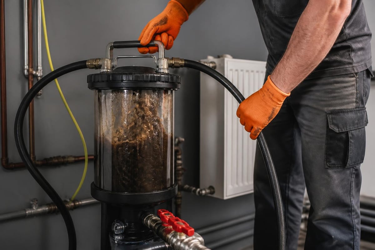 Power flushing process