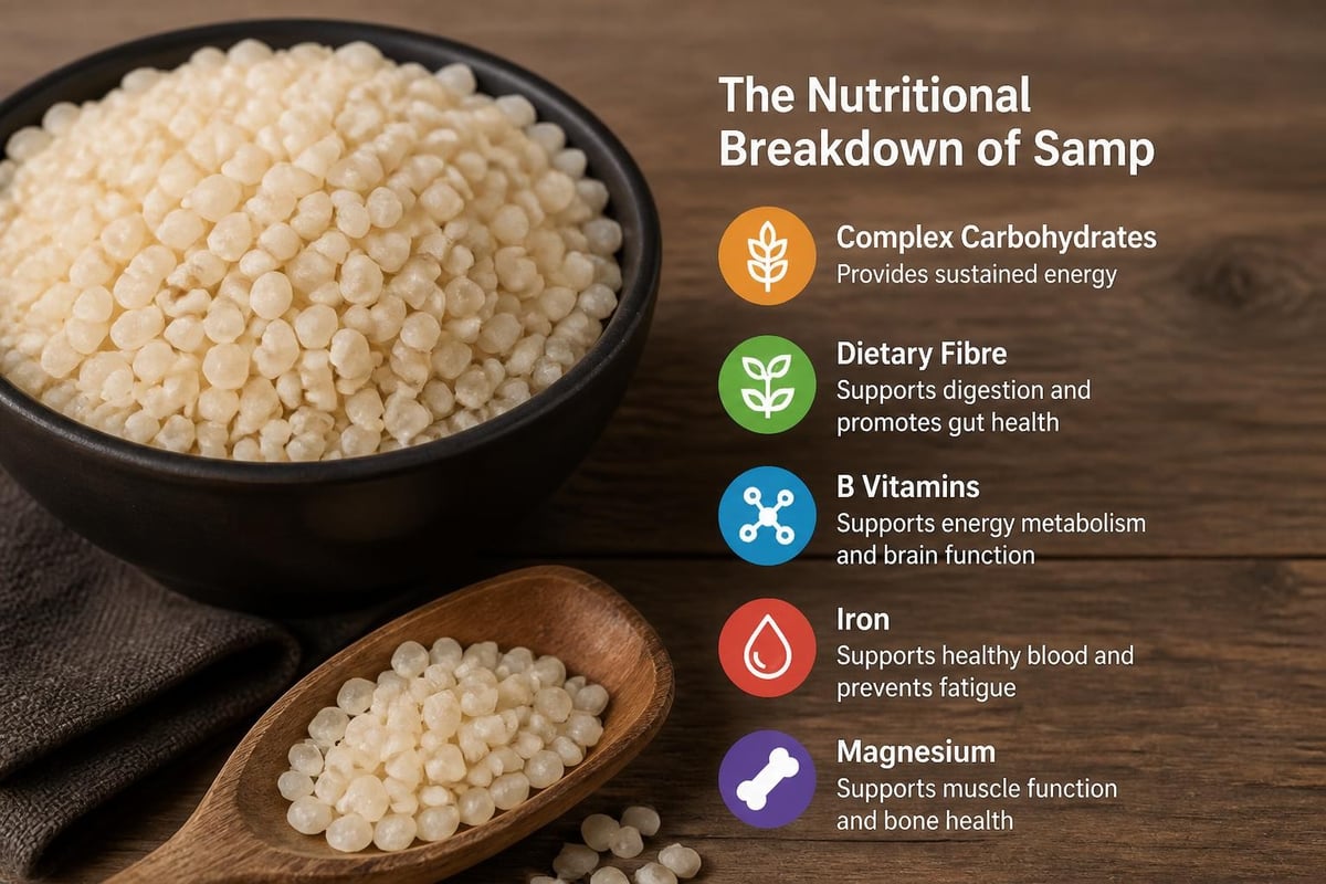 Nutritional components of samp