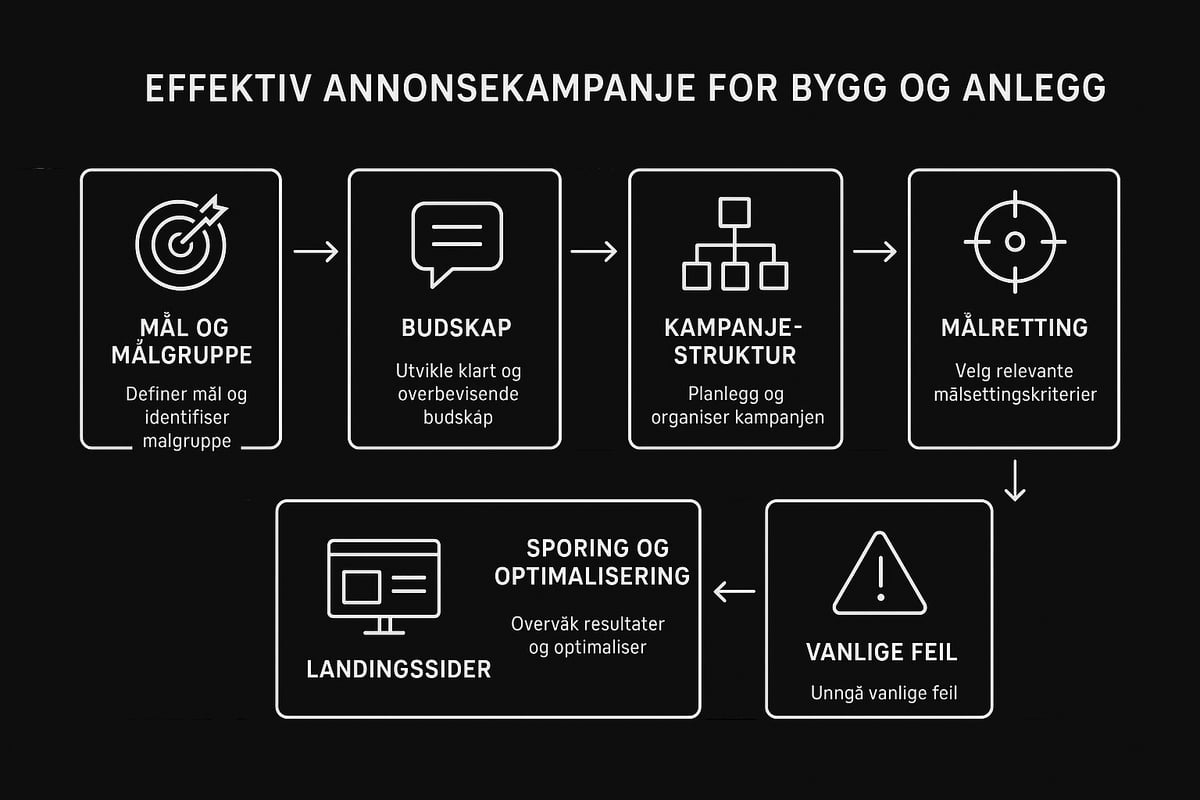 Slik lager du en effektiv annonsekampanje: steg for steg