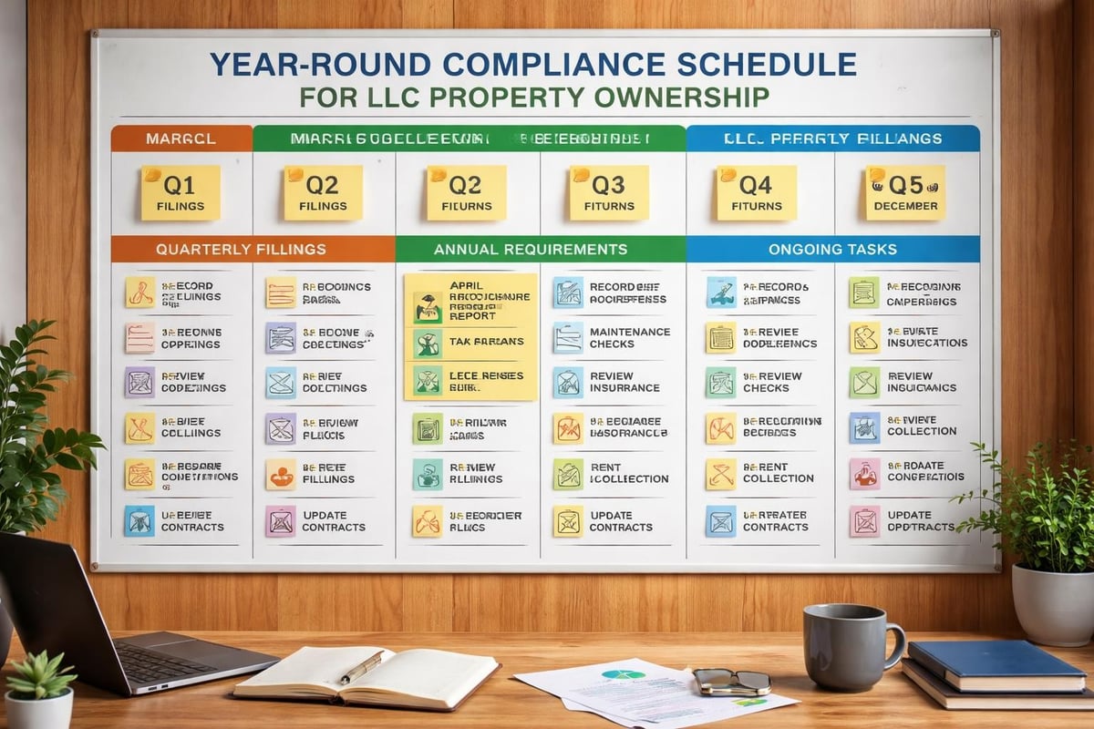 LLC compliance calendar