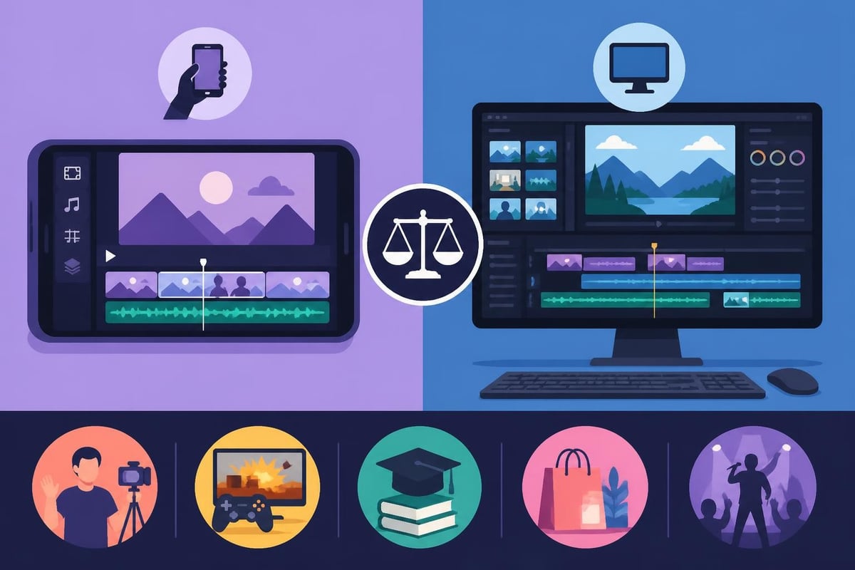Mobile vs desktop editing workflow