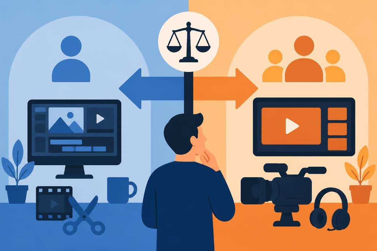 Content creation workflow diagram