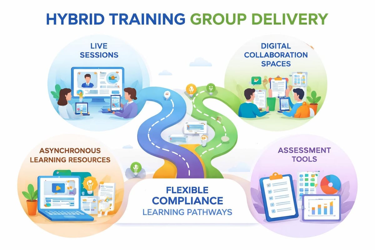 Hybrid training group model