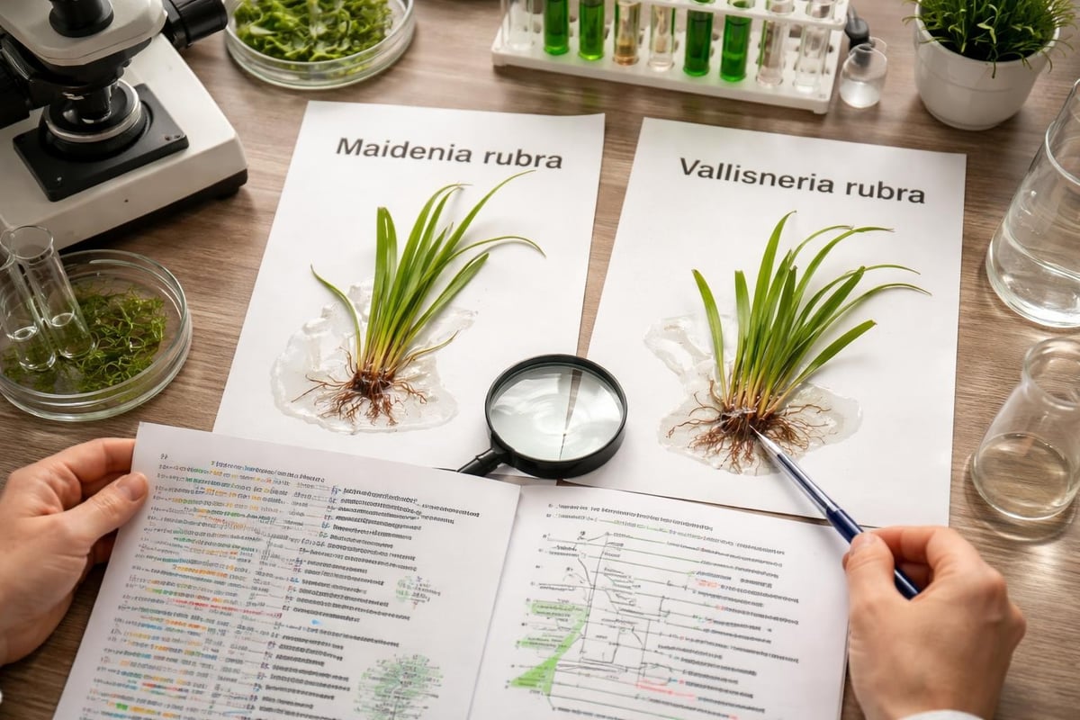 Vallisneria rubra taxonomic classification