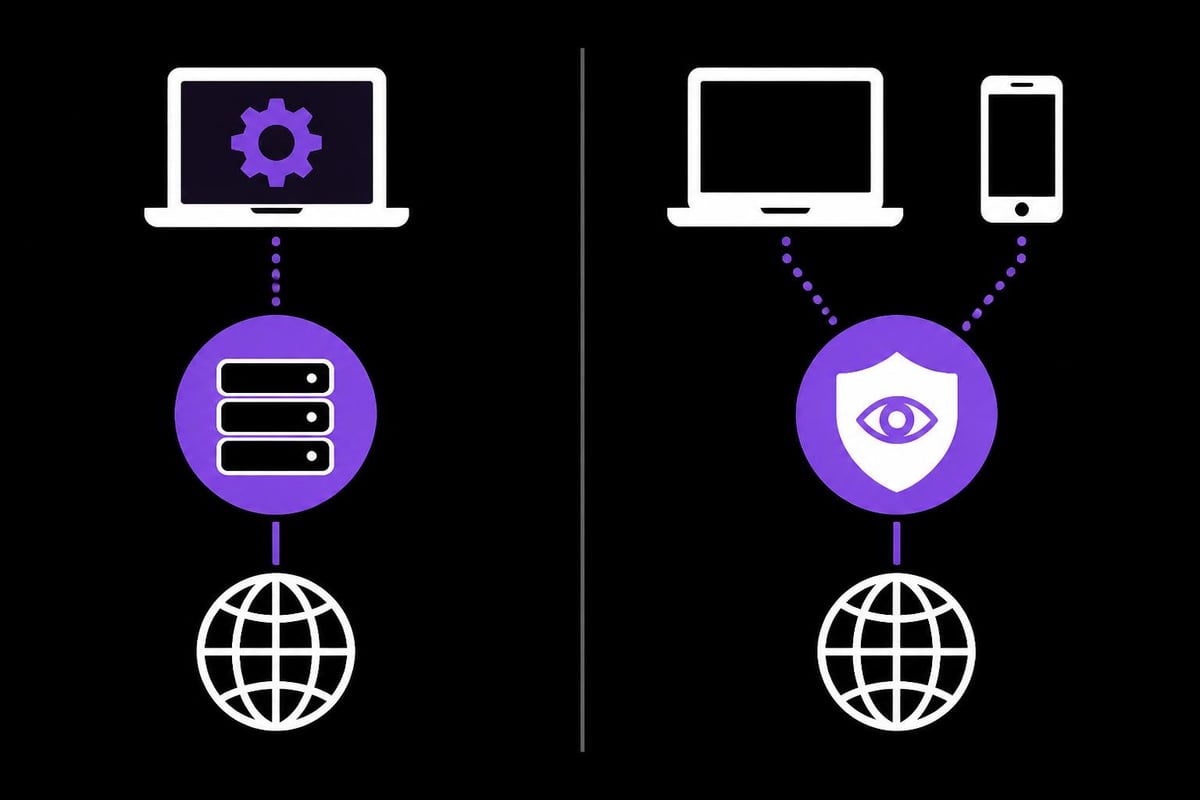 Web proxy deployment modes