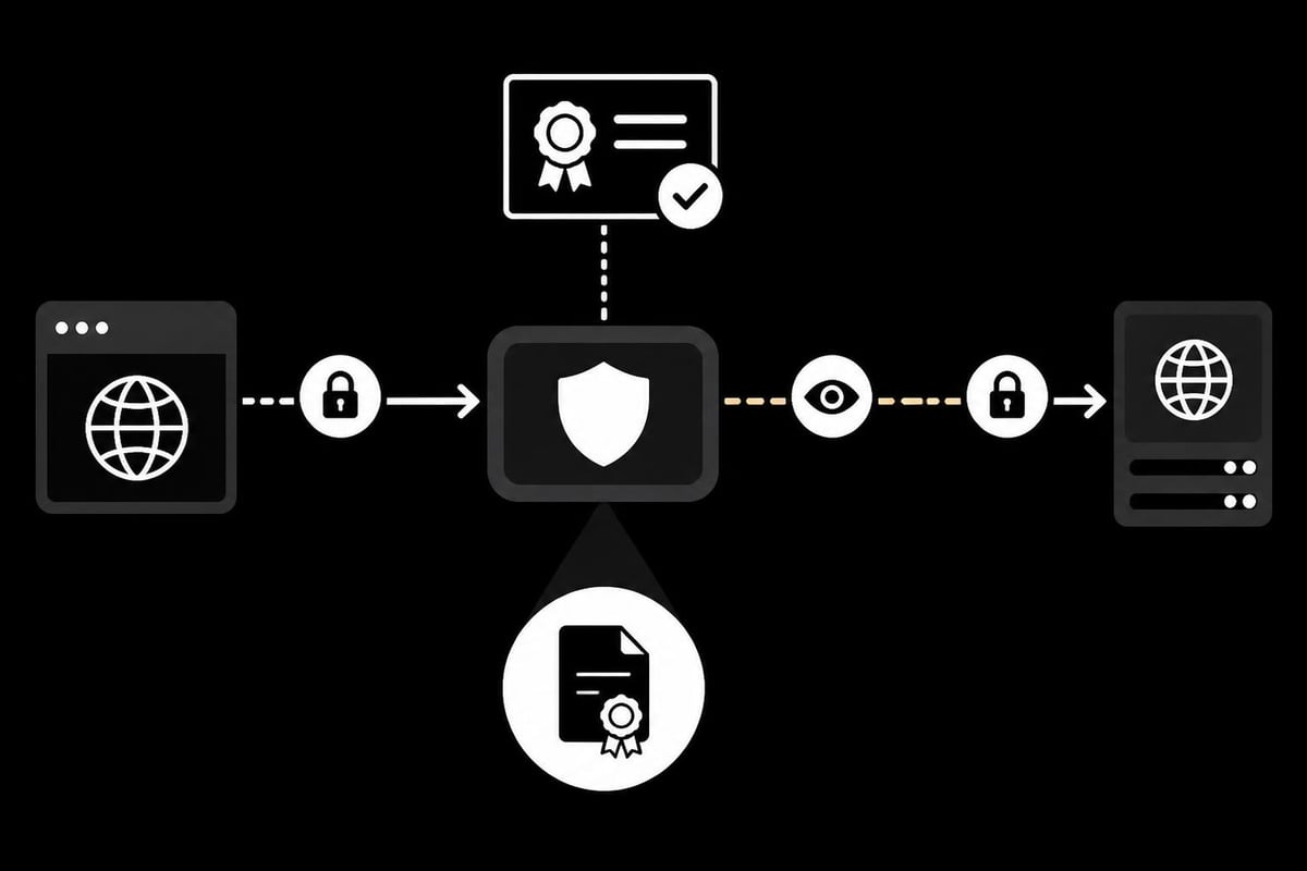 SSL decryption workflow