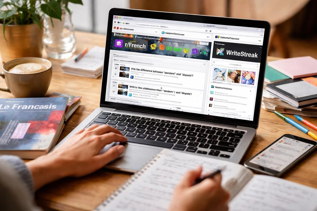 Reddit French learning communities