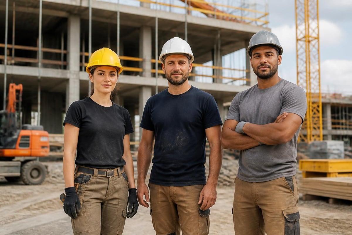 Industry-specific personalised work t shirts