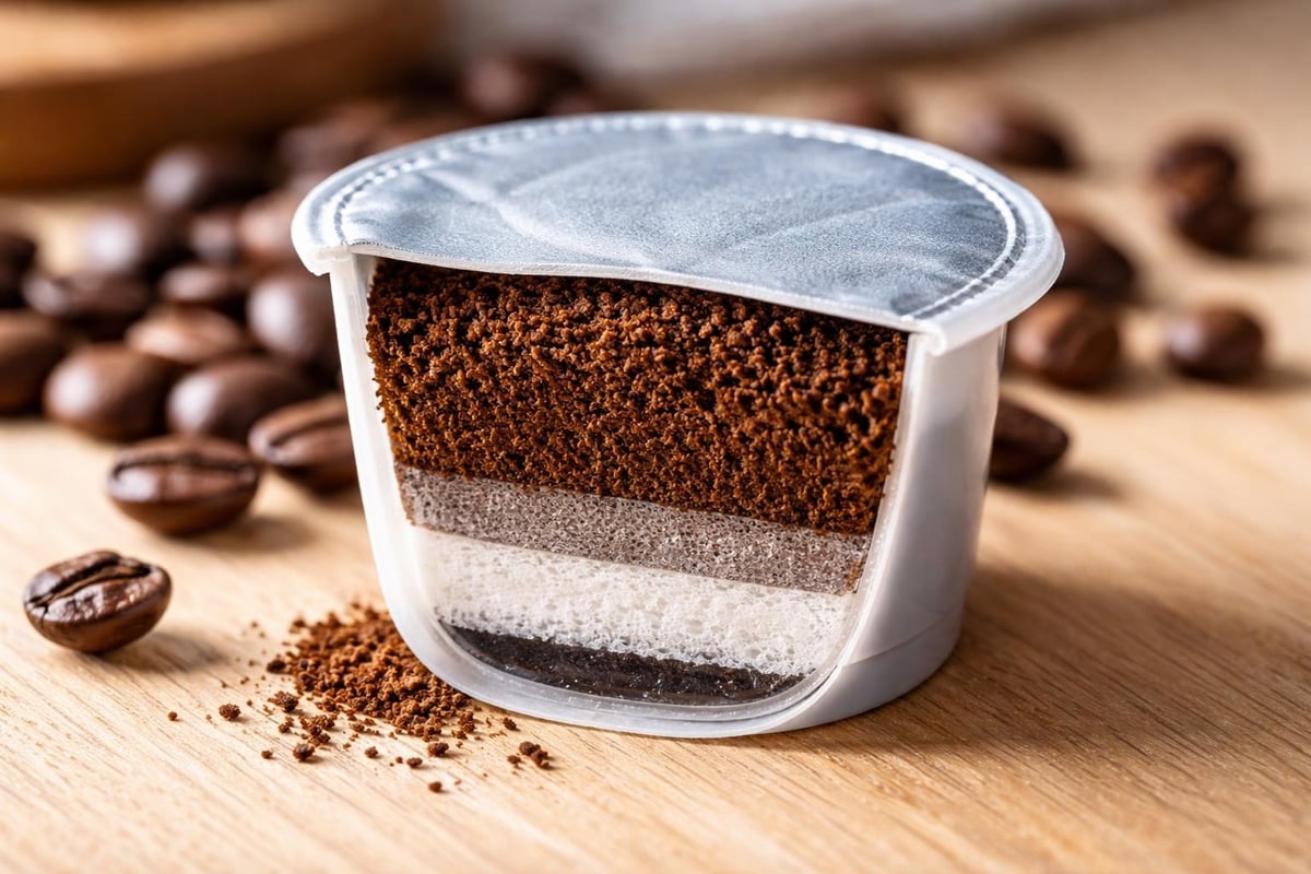 Coffee pod components