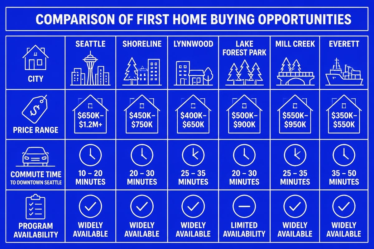 Seattle area neighborhoods comparison