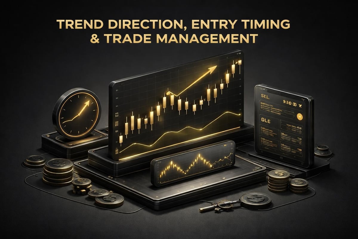 Separating trading decisions