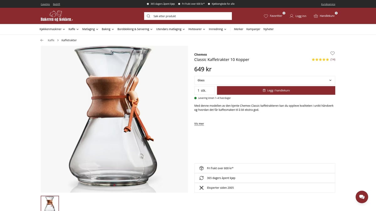 8 Unike Gave Ideer Som Gleder Alle i 2026 - Chemex Kaffebrygger