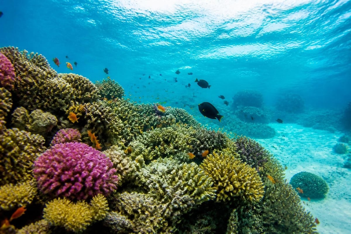 Red Sea coral reef ecosystem