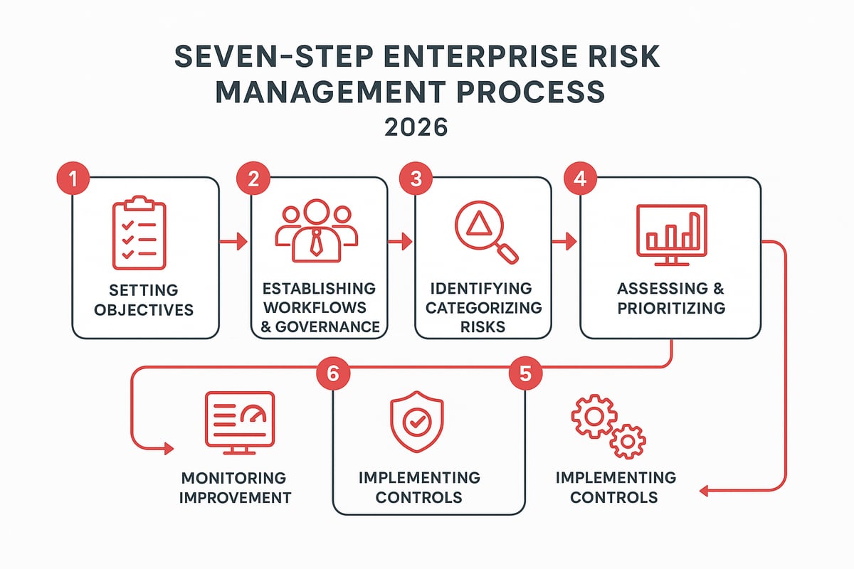 Step-by-Step Enterprise Risk Management Process for 2026