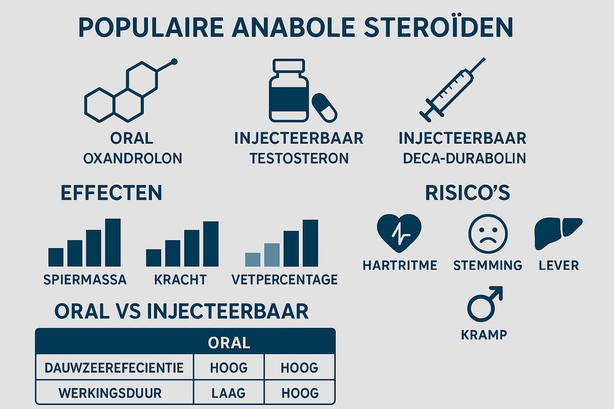 Soorten Anabole Steroïden en Hun Effecten