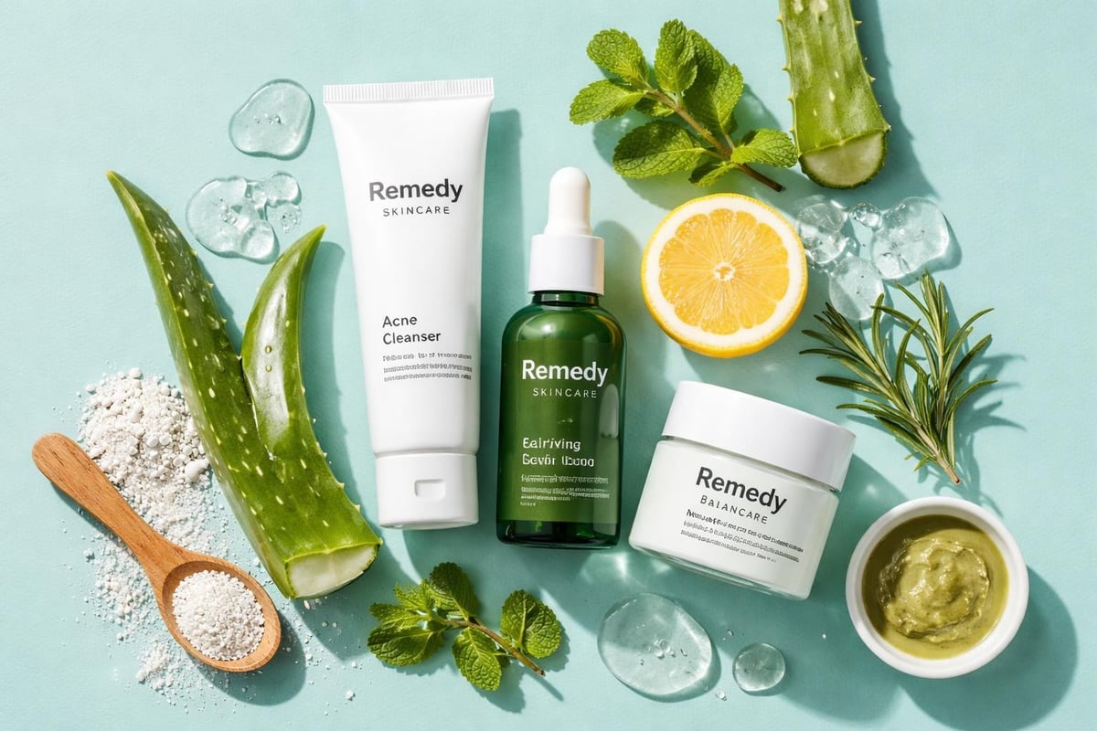 Acne treatment progression