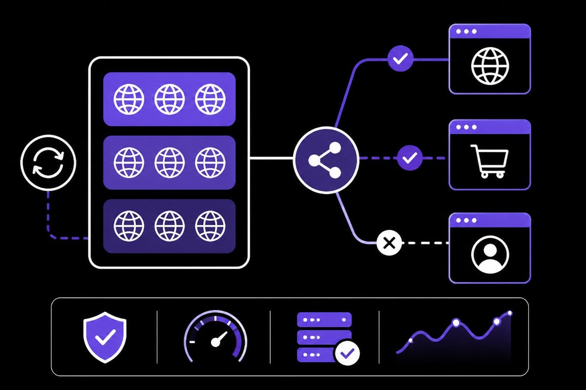 Proxy rotation architecture