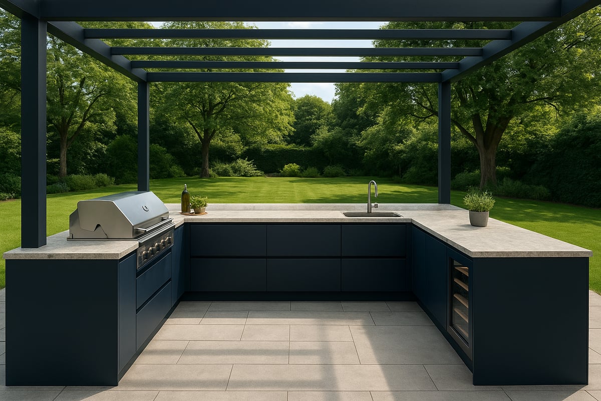 Trending U Shaped Outdoor Kitchen Design Ideas for 2026