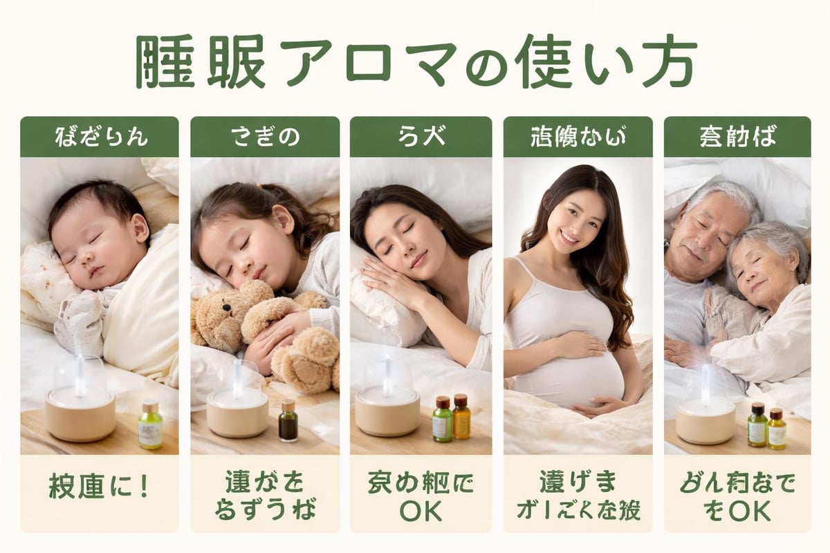 年齢層別の使用法