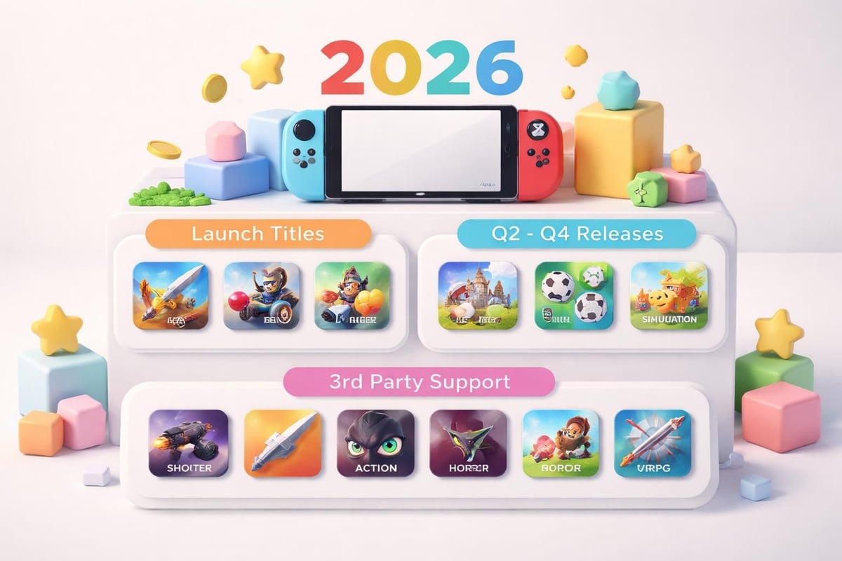 Nintendo Switch 2 game release timeline