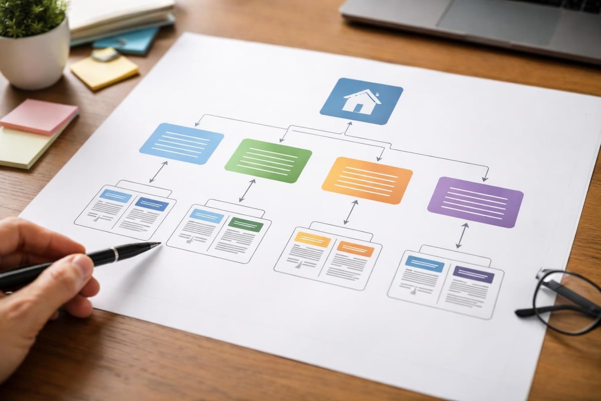 Website Header Struktur