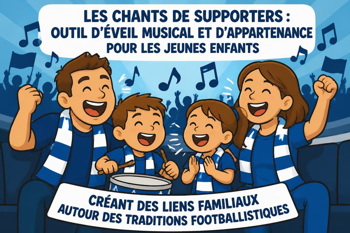 L'apprentissage des chants de supporters par les enfants