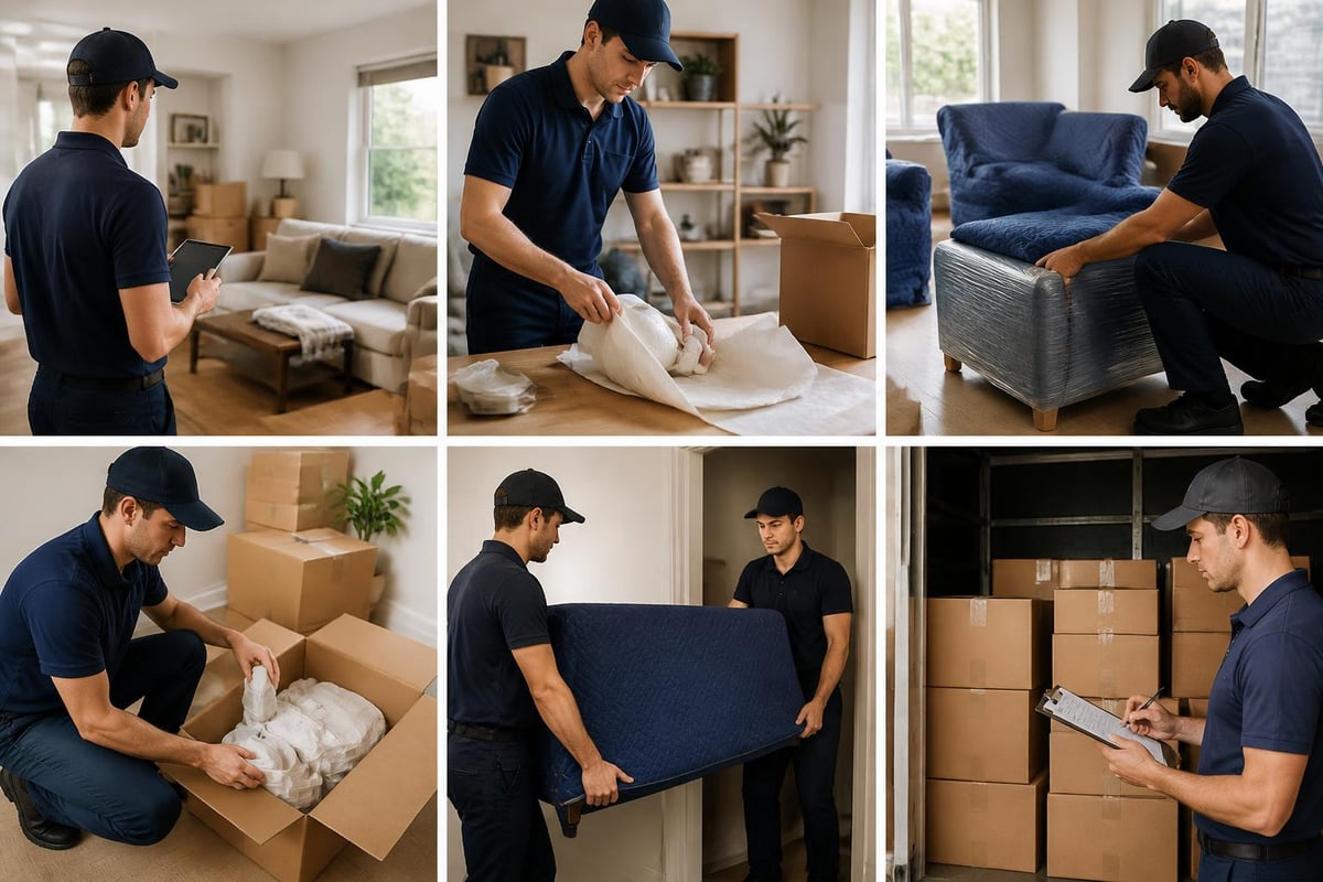 Professional packing workflow