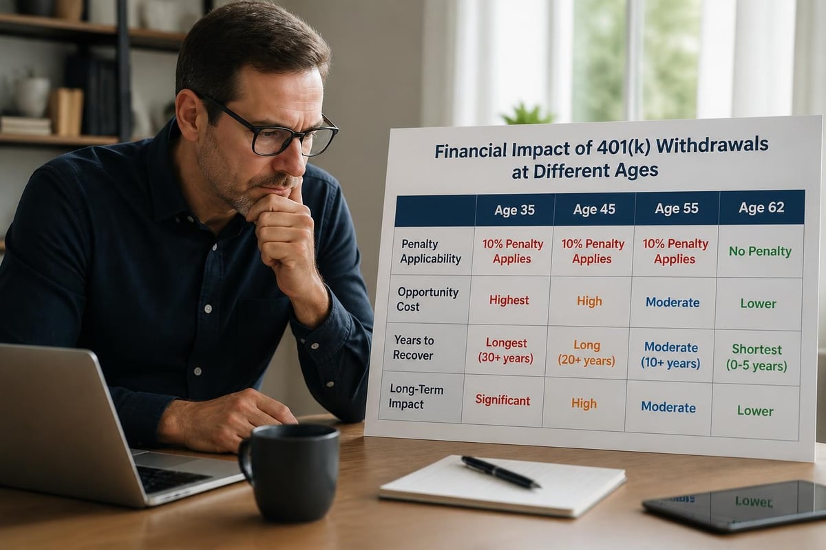 Age-based withdrawal impact analysis