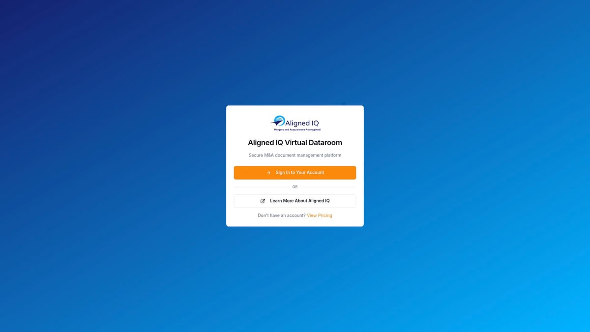 Guide to the Best Way to Sell Business Successfully in 2026 - Using Aligned IQ VDR for Secure, Efficient Deal Management