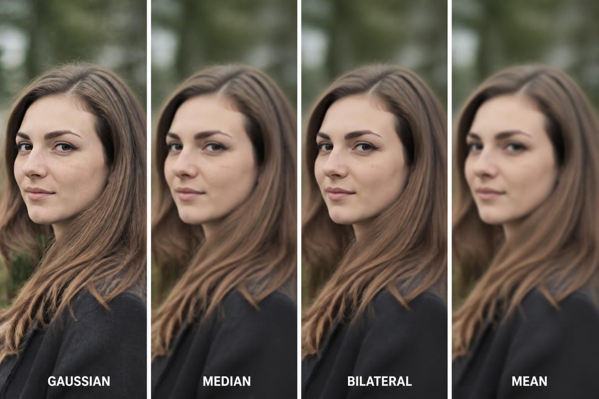 Image smoothing technique comparison