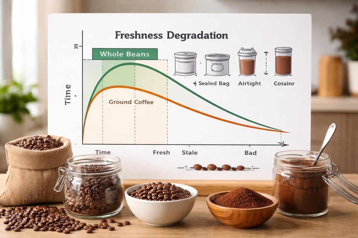 Coffee freshness timeline