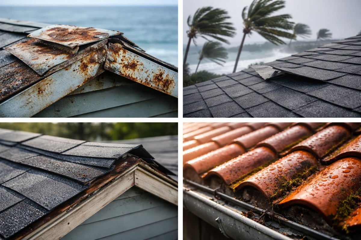 Environmental factors affecting bay roofing