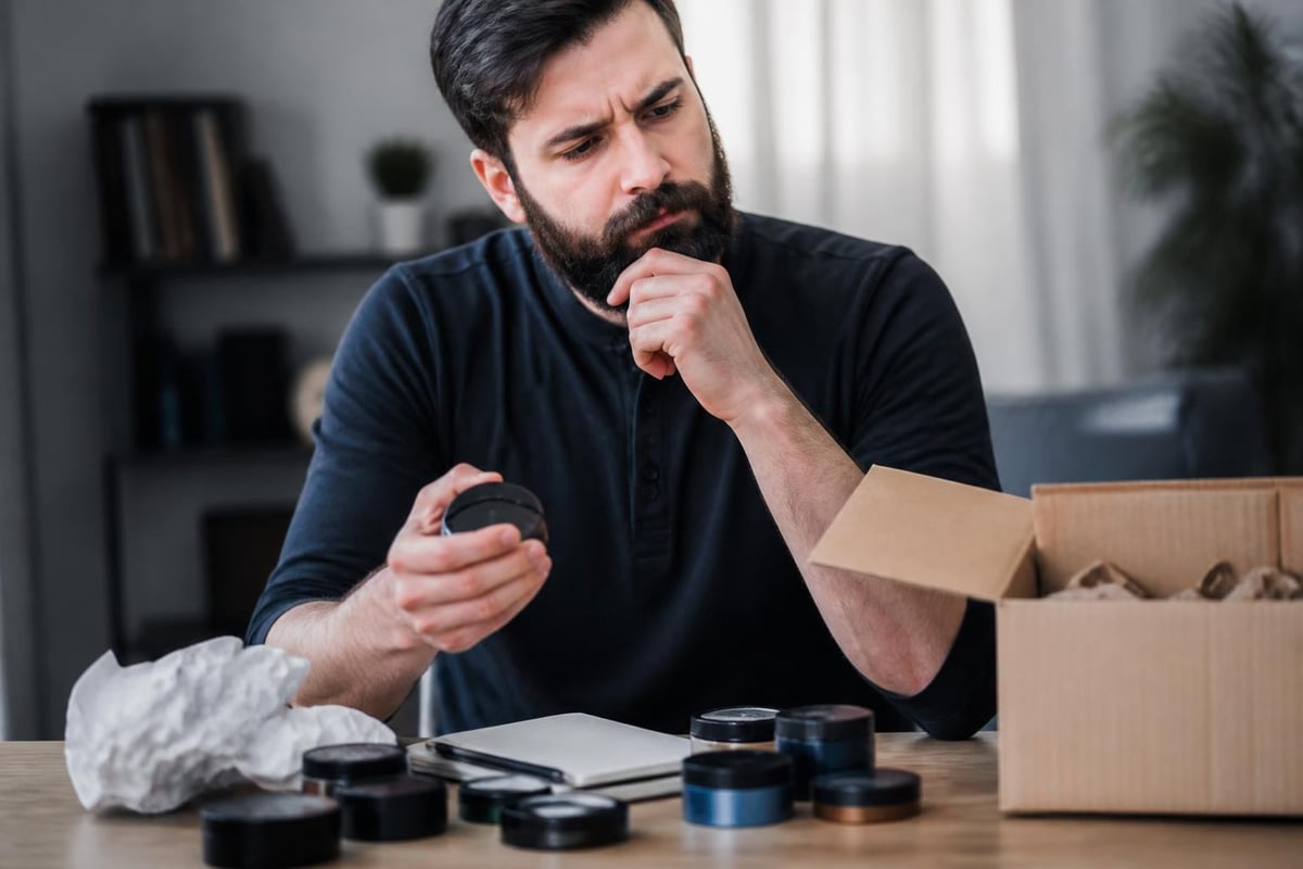 Comparing local vs online beard wax shopping