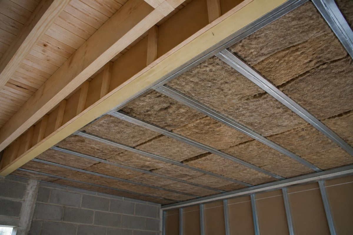 Acoustic and thermal performance of ceiling batts